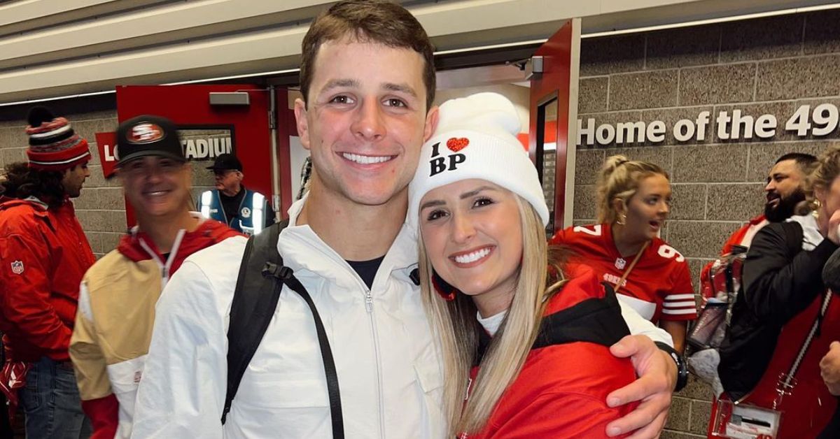 San Francisco 49ERS Quarterback Brock Purdy Shares a Strong Bond With His Collegiate Softball Shortstop Sister, Whittney Purdy